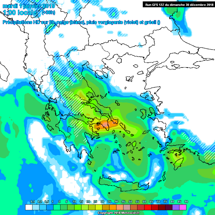 Με καταιγίδες στην Αττική θα μπει το 2019 - Πού θα χιονίζει την Πρωτοχρονιά