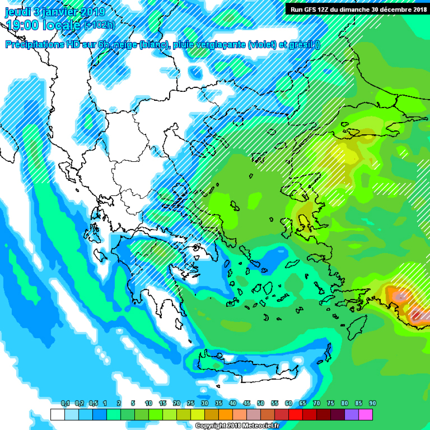 Με καταιγίδες στην Αττική θα μπει το 2019 - Πού θα χιονίζει την Πρωτοχρονιά