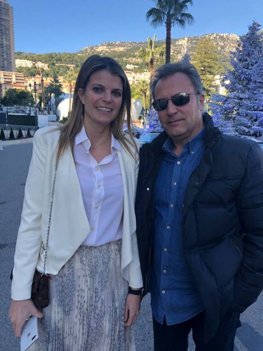 Αθηνά Ωνάση: Πόζαρε με Έλληνες δημοσιογράφους στο Μονακό