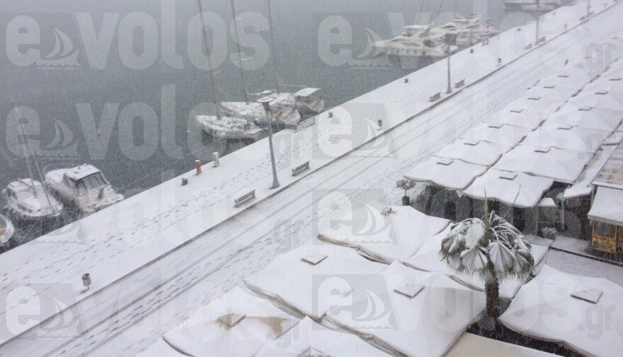 Kαιρός: Η επέλαση της «Σοφίας» - Στα λευκά βόρεια και κεντρική Ελλάδα