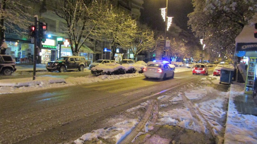 Δύσκολη νύχτα με τη «Σοφία» - Στον πάγο ολόκληρη η Ελλάδα