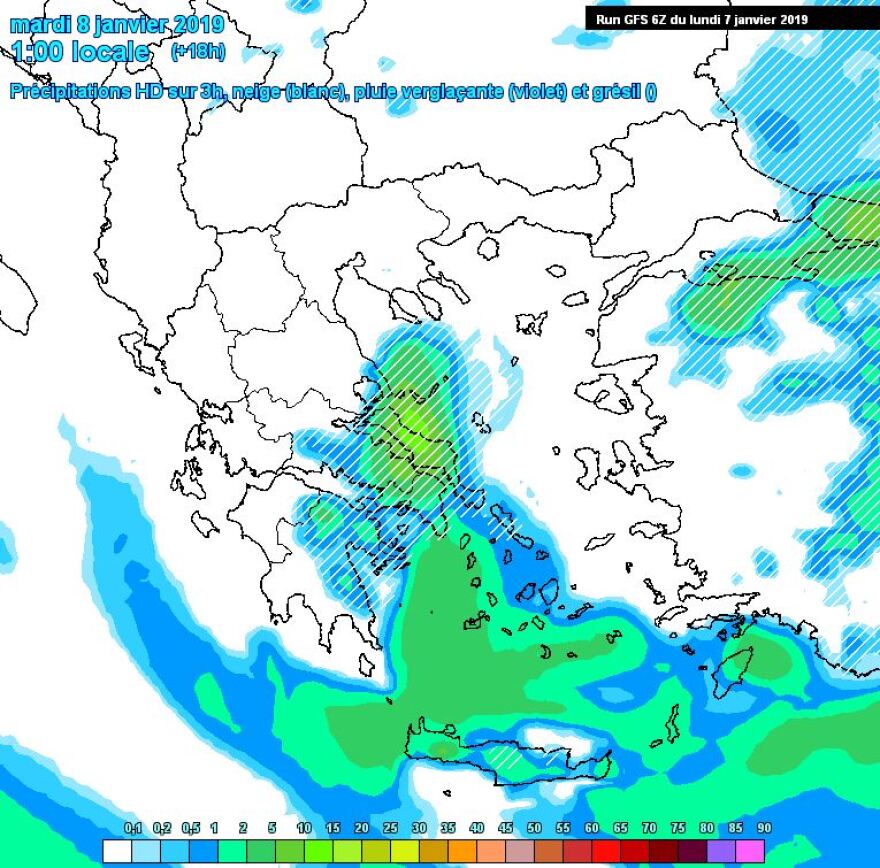 Καιρός-χιόνια στην Αθήνα: Πού θα χτυπήσει ο «Τηλέμαχος» τις επόμενες 24 ώρες - Δείτε χάρτες