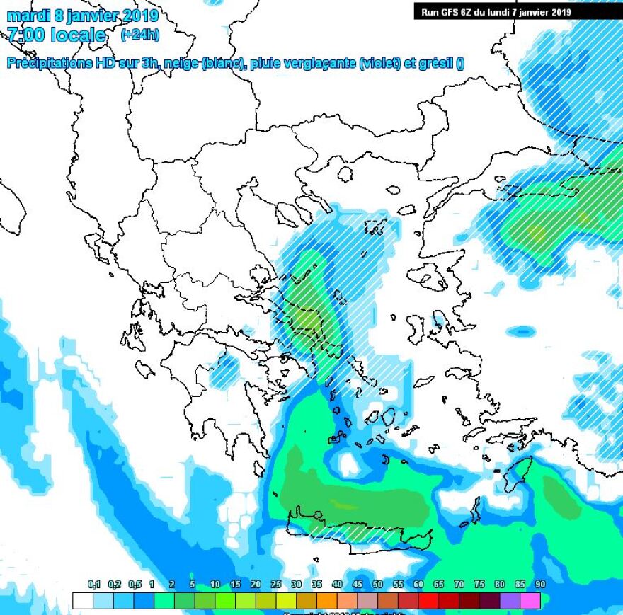 Καιρός-χιόνια στην Αθήνα: Πού θα χτυπήσει ο «Τηλέμαχος» τις επόμενες 24 ώρες - Δείτε χάρτες