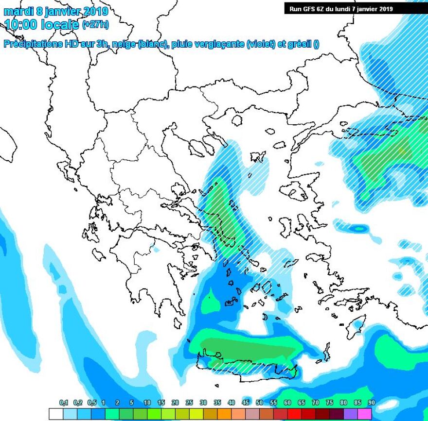 Καιρός-χιόνια στην Αθήνα: Πού θα χτυπήσει ο «Τηλέμαχος» τις επόμενες 24 ώρες - Δείτε χάρτες