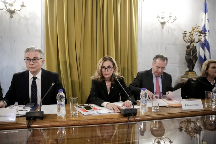 Καραμανλής, Μεϊμαράκης, Μπακογιάννη στην παρουσίαση του βιβλίου «Ώρα Ελλάδος Βουκουρέστι»