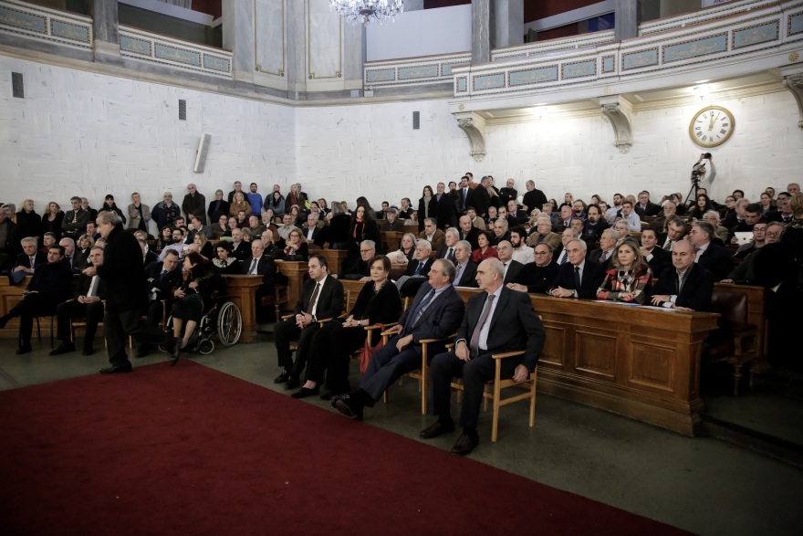 Καραμανλής, Μεϊμαράκης, Μπακογιάννη στην παρουσίαση του βιβλίου «Ώρα Ελλάδος Βουκουρέστι»