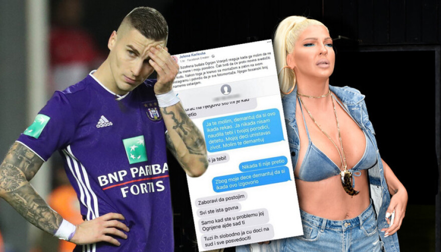 «Ροζ» σκάνδαλο στη Σερβία: Ο Βράνιες βγάζει στη φόρα γυμνές φωτογραφίες και sms της Καρλέουσα!