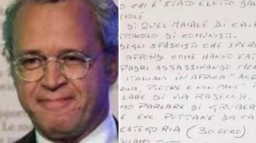 Ιταλία: Ο πολιτικός κόσμος καταδικάζει το απειλητικό μήνυμα σε γνωστό δημοσιογράφο, επικριτή της κυβέρνησης