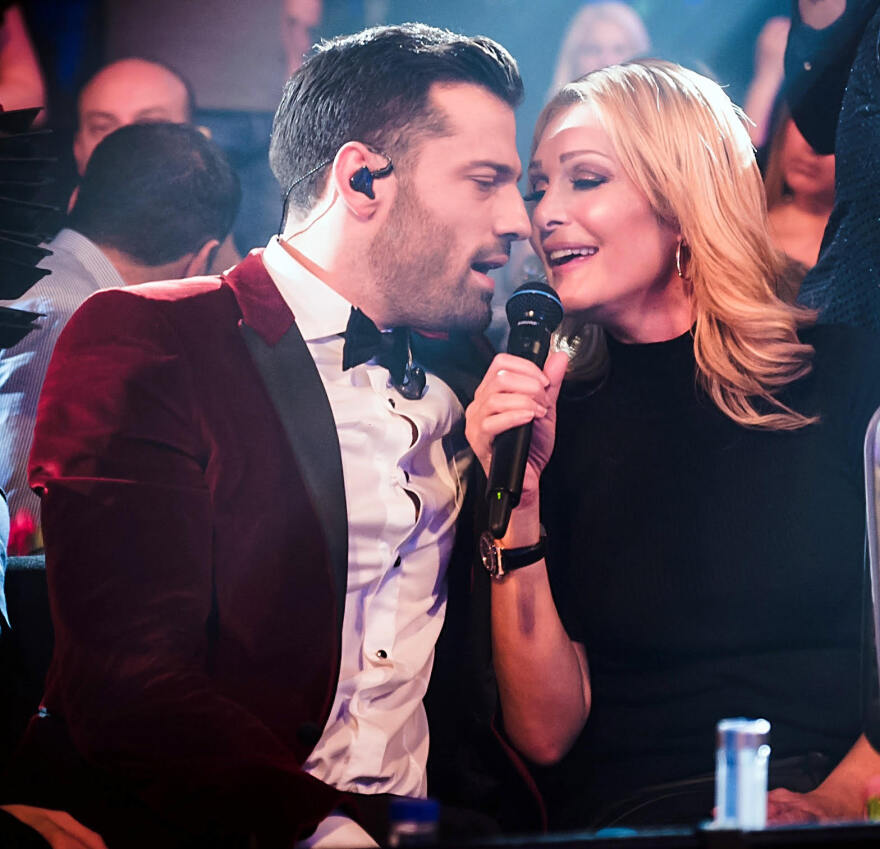 Νατάσα Θεοδωρίδου και Σταν διασκέδασαν στον Κωνσταντίνο Αργυρό 