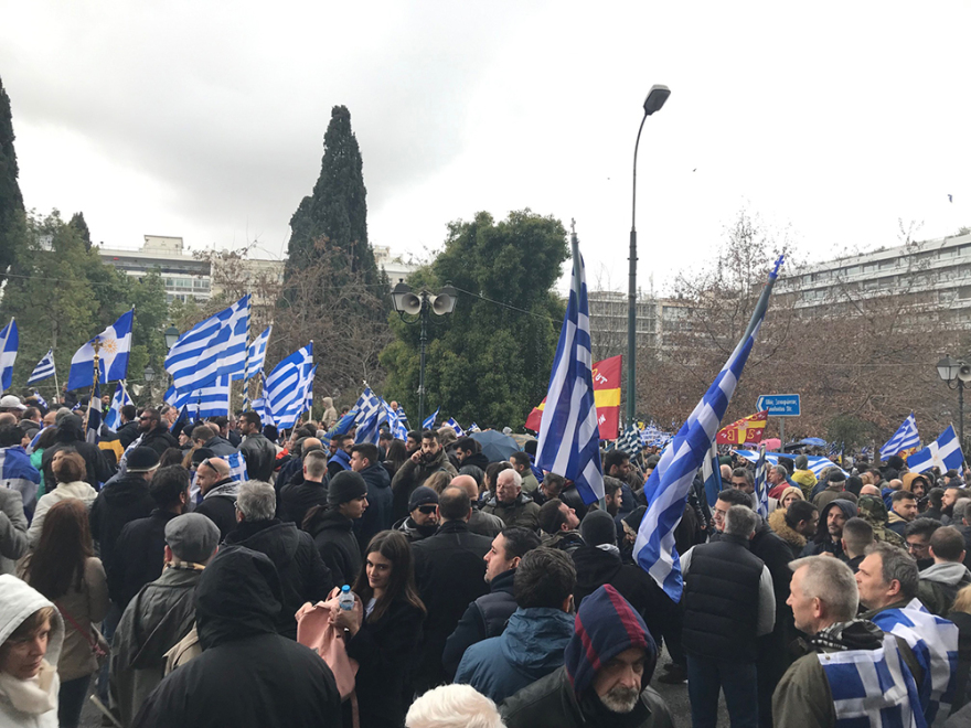 Συλλαλητήριο για την Μακεδονία: Λαοθάλασσα στο Σύνταγμα