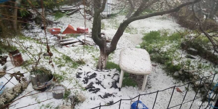 Ισχυρή χαλαζόπτωση σε Καλαμάτα και Μάνη