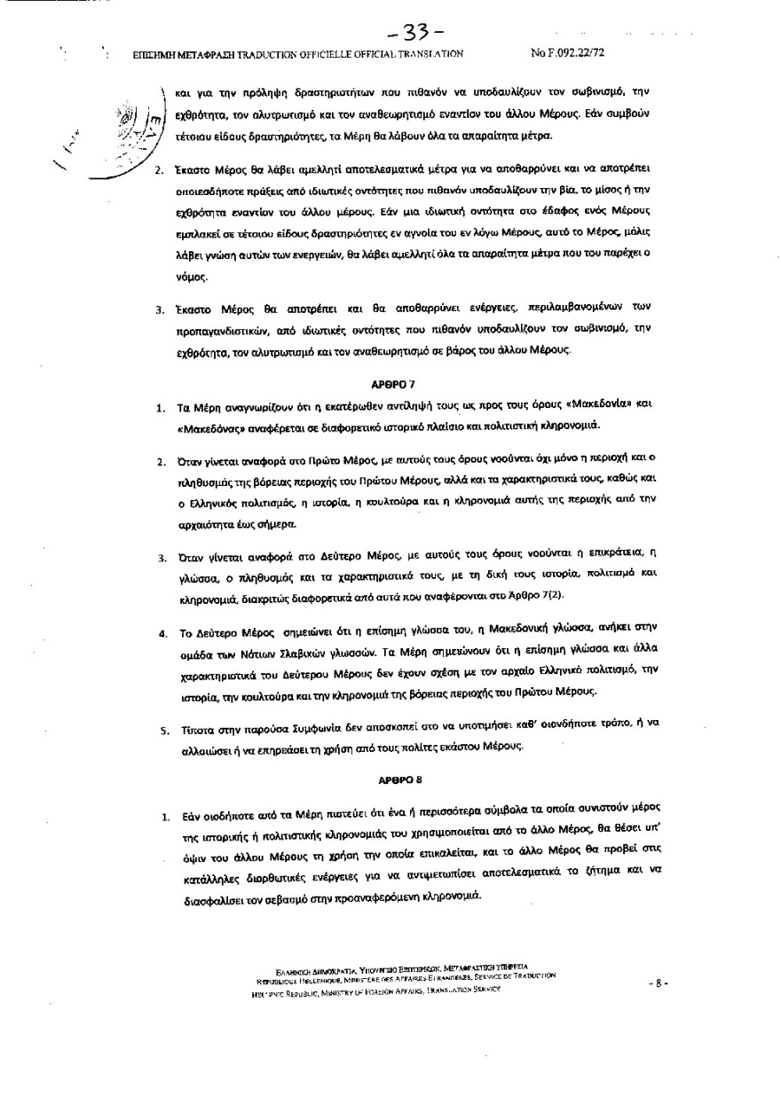 Οριακή πλειοψηφία κυρώνει τη Συμφωνία των Πρεσπών κόντρα στον λαό