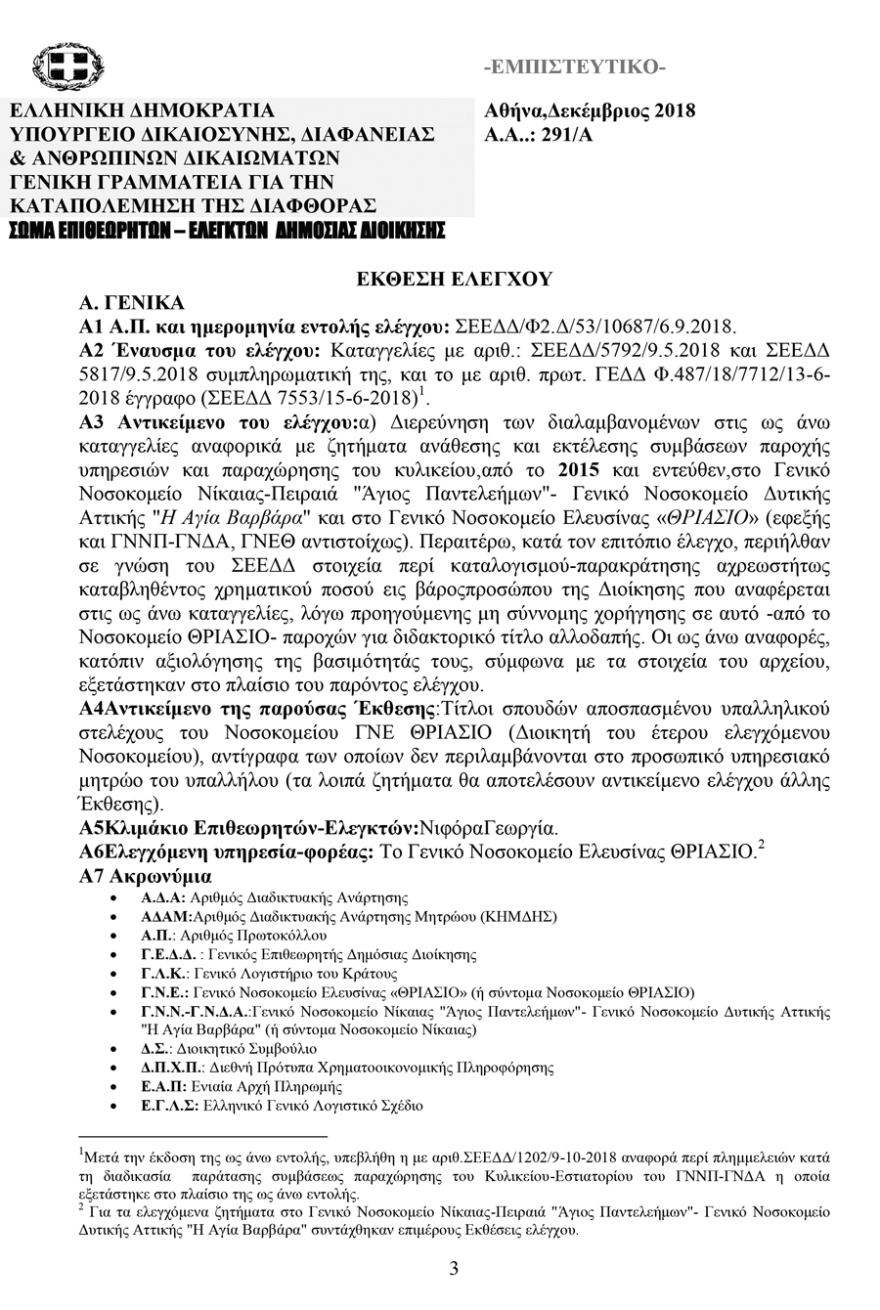 Με 4 πλαστά πτυχία ο διοικητής του Κρατικού Νίκαιας!