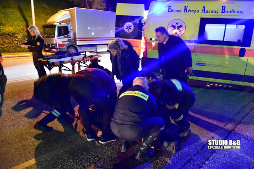 Τροχαίο ατύχημα με τραυματία στο Ναύπλιο