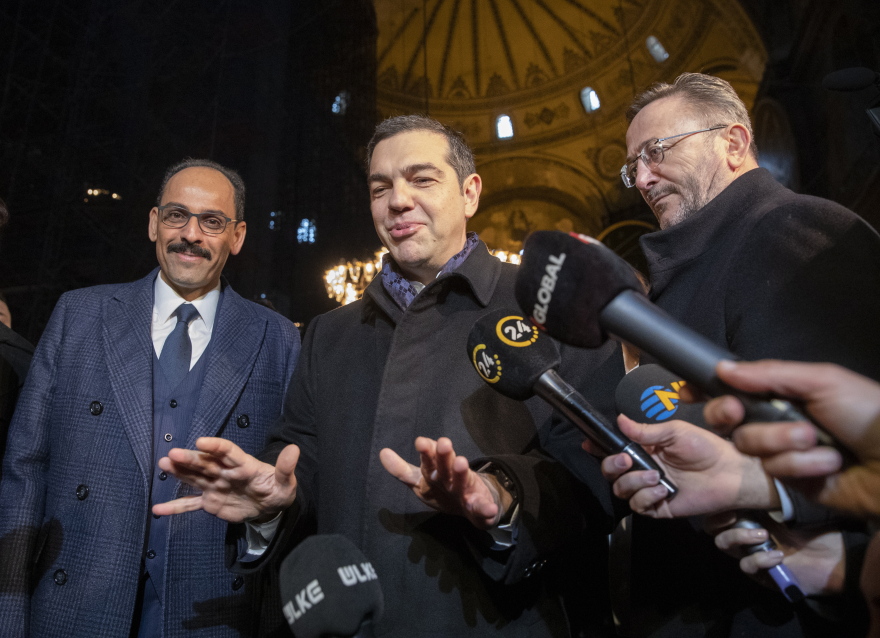 Στη Χάλκη ο Αλέξης Τσίπρας - Νωρίτερα επισκέφτηκε την Αγιά Σοφιά