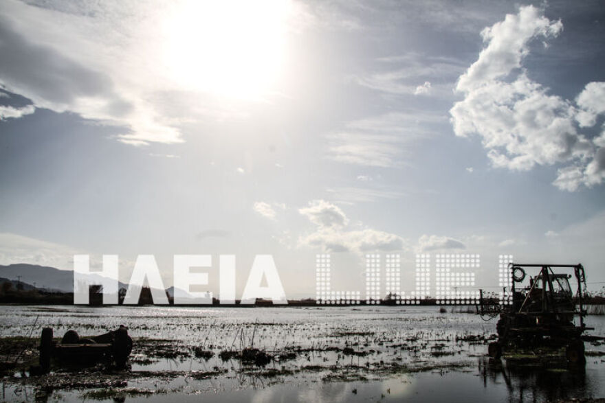 Ηλεία: Ξανάγινε... λίμνη η Αγουλινίτσα