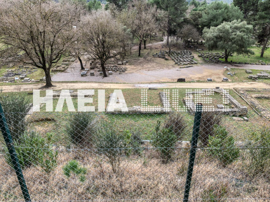 Κρόνιος Λόφος: Κατολισθήσεις απειλούν τον αρχαιολογικό χώρο της Αρχαίας Ολυμπίας