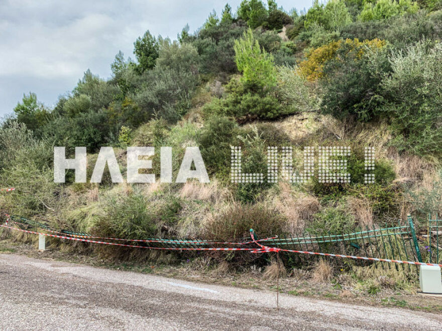 Κρόνιος Λόφος: Κατολισθήσεις απειλούν τον αρχαιολογικό χώρο της Αρχαίας Ολυμπίας