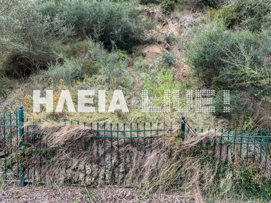 Κρόνιος Λόφος: Κατολισθήσεις απειλούν τον αρχαιολογικό χώρο της Αρχαίας Ολυμπίας