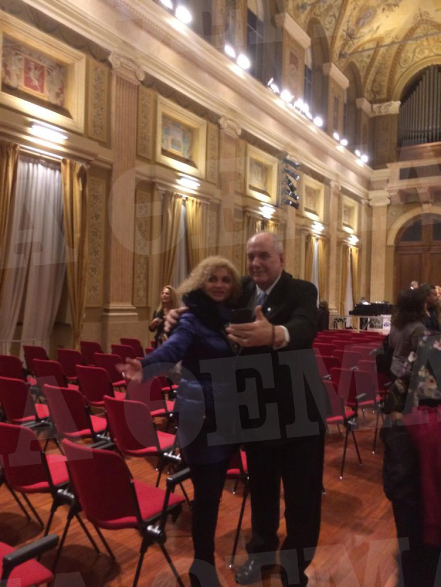 Φωτογραφίες από το Μιλάνο: Ο Τέρενς Κουίκ στο Ινστιτούτο Τυφλών