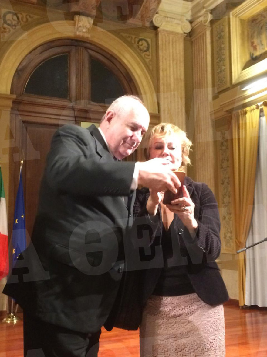 Φωτογραφίες από το Μιλάνο: Ο Τέρενς Κουίκ στο Ινστιτούτο Τυφλών