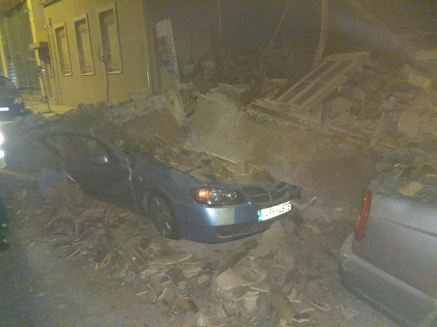 Κατέρρευσε ακατοίκητο σπίτι στο κέντρο της Αθήνας