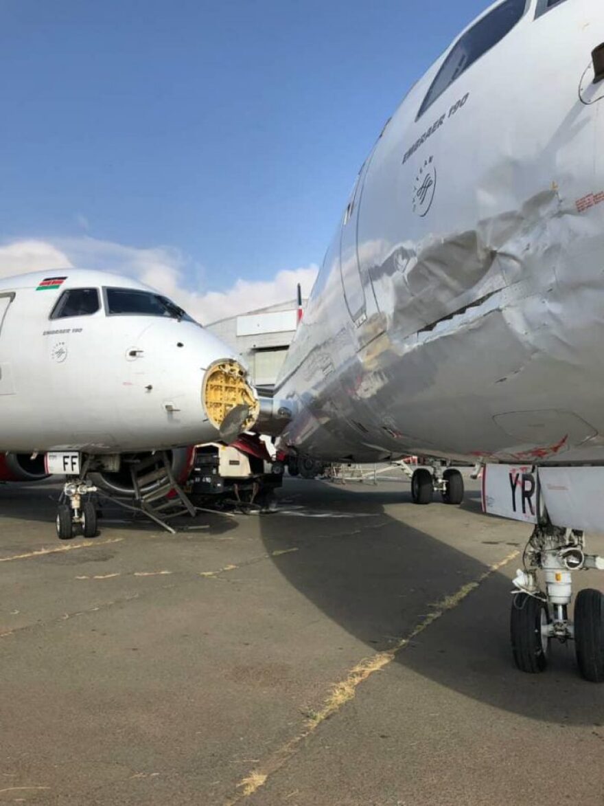 Σύγκρουση αεροπλάνων στο αεροδρόμιο της Κένυας