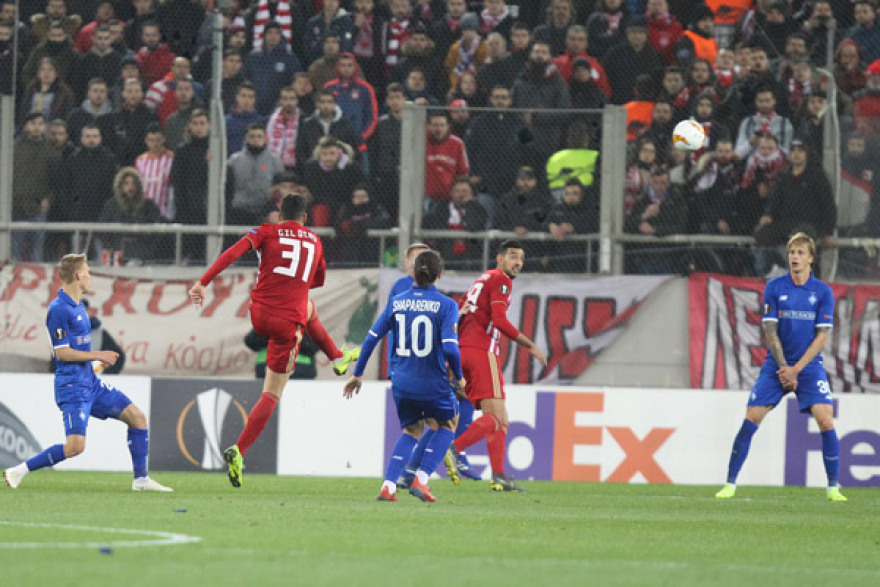 Europa League, Ολυμπιακός-Ντιναμό Κιέβου 2-2: Πικρό φινάλε, μπορεί την πρόκριση