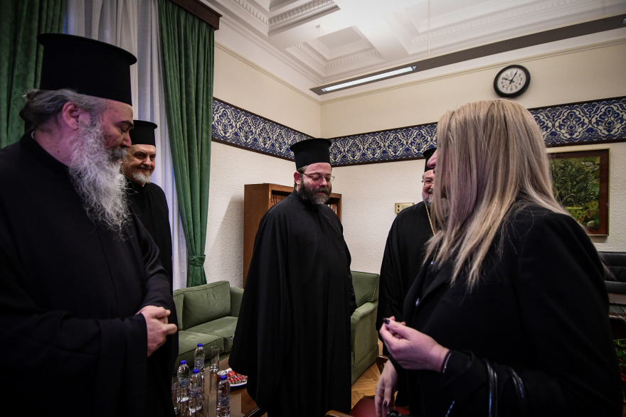 Συνάντηση Γεννηματά με αντιπροσωπεία του Οικουμενικού Πατριαρχείου