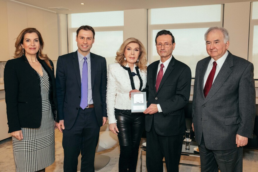 Συνάντηση της Μαριάννας Β. Βαρδινογιάννη με τον George Sigounas