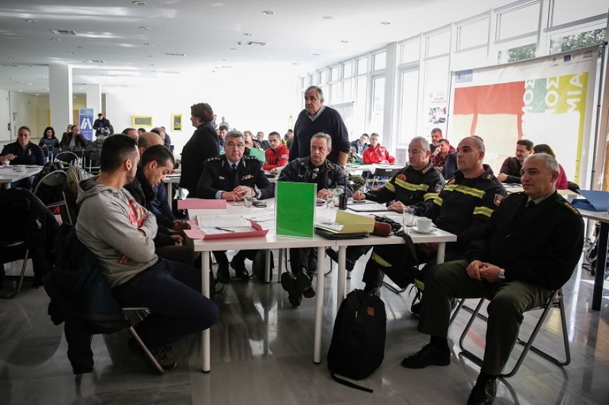 Η Περιφέρεια Αττικής έκανε άσκηση ετοιμότητας για σεισμό 6,1 Ρίχτερ στην Αθήνα 