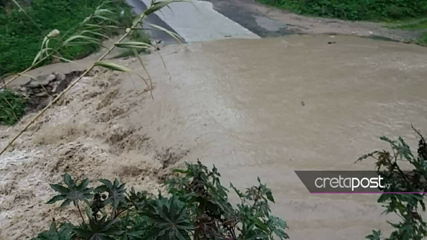 Καιρός: Η κακοκαιρία «Ωκεανίς» χτυπάει την Κρήτη – Σοβαρά προβλήματα σε ολόκληρο το νησί