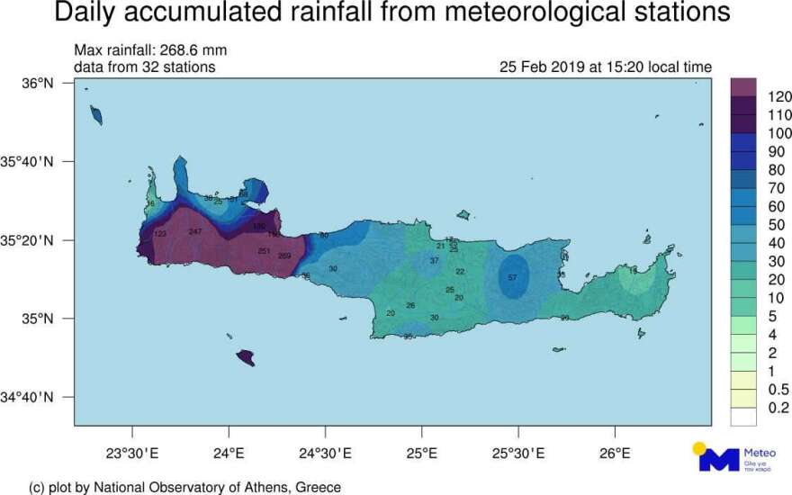 Βιβλική καταστροφή στην Κρήτη - Αγωνία για τον αγνοούμενο βοσκό