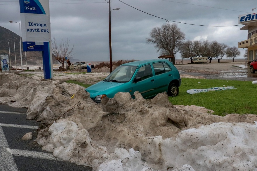 Η κακοκαιρία Ωκεανίς «ισοπέδωσε» την Κρήτη