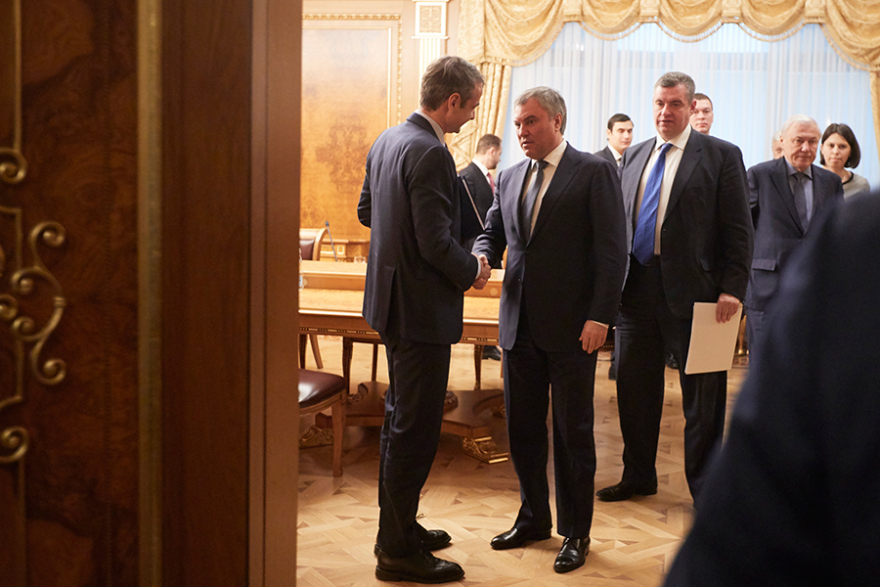 Μητσοτάκης σε Ρώσους: Στο πρόσωπό μου θα βρείτε πάντα έναν αξιόπιστο και φερέγγυο συνομιλητή