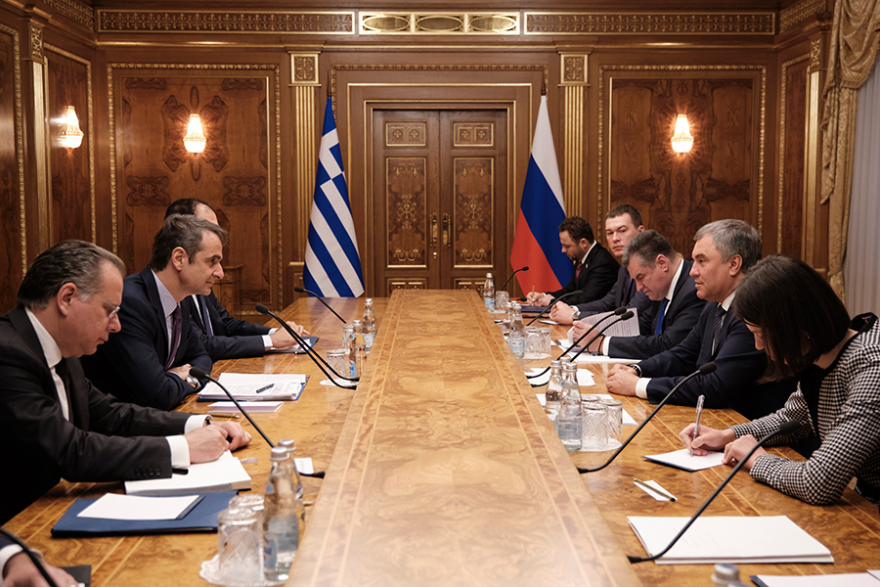 Μητσοτάκης σε Ρώσους: Στο πρόσωπό μου θα βρείτε πάντα έναν αξιόπιστο και φερέγγυο συνομιλητή