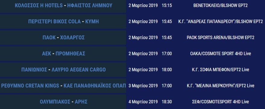 H A1 μπάσκετ επιστρέφει μετά από διακοπή ενός μήνα