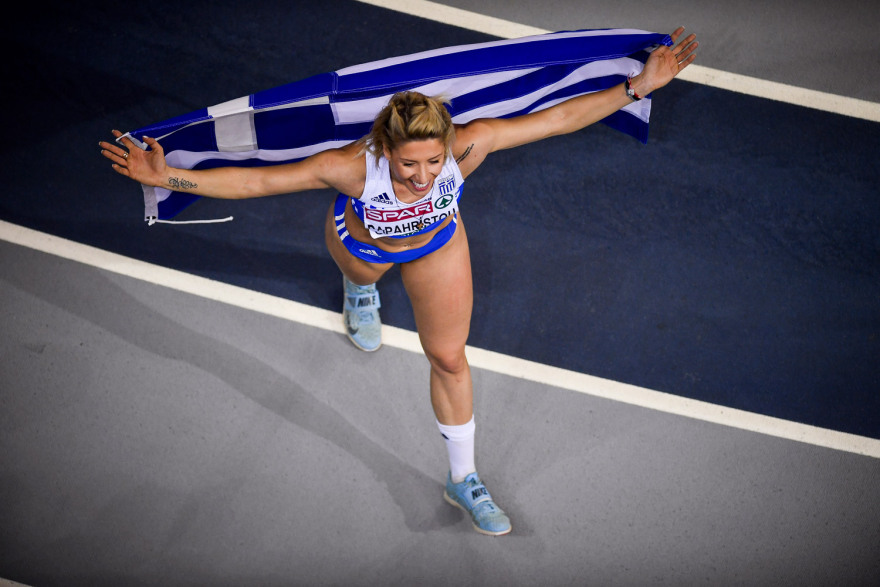 Ευρωπαϊκό πρωτάθλημα κλειστού στίβου: Αργυρό στο τριπλούν για τη Βούλα Παπαχρήστου