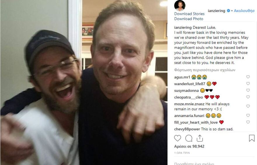 Πέθανε ο Λουκ Πέρι, ο «Ντίλαν» του Μπέβερλι Χιλς