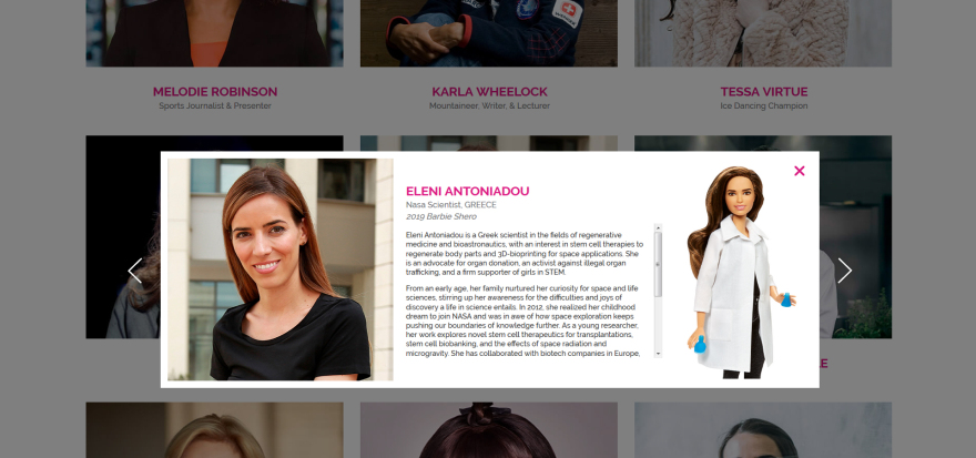 H ερευνήτρια της NASA Ελένη Αντωνιάδου είναι η πρώτη Ελληνίδα Barbie