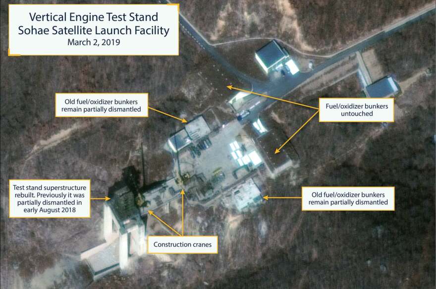 Η Βόρεια Κορέα ανακατασκευάζει εγκατάσταση εκτόξευσης πυραύλων μετά το ναυάγιο των επαφών Τραμπ-Κιμ