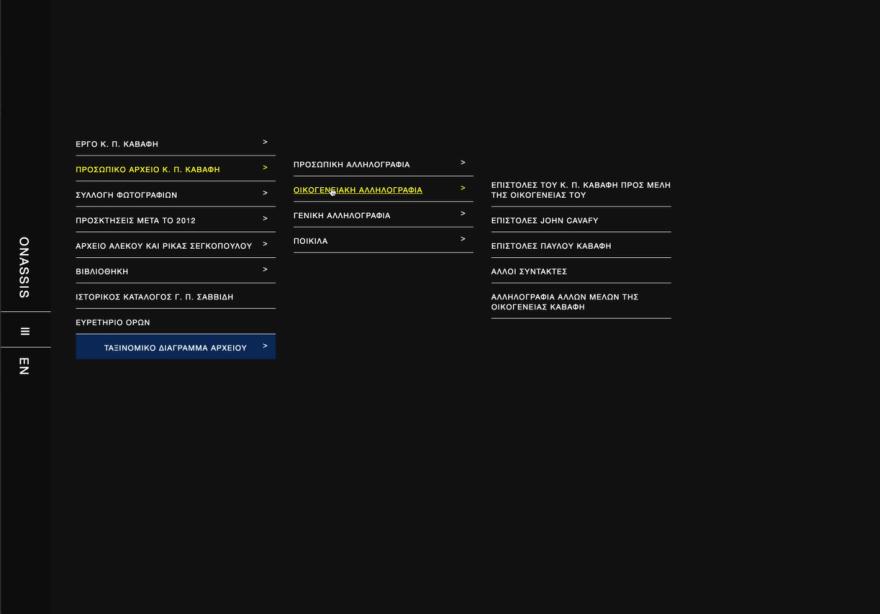 Τo Ίδρυμα Ωνάση δημοσιεύει την ψηφιακή συλλογή του αρχείου Καβάφη