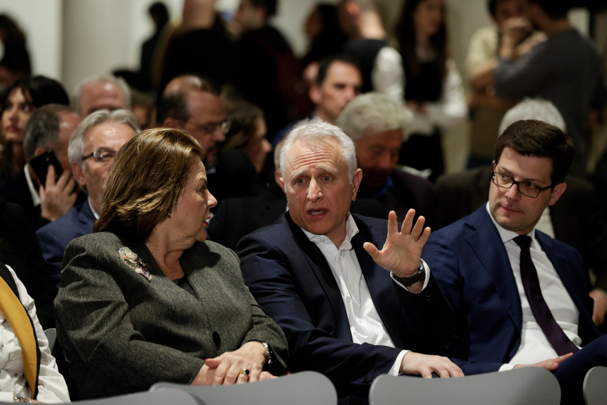 Παπανδρέου, Θεοχαρόπουλος και Μπαζιάνα στην ομιλία Μοράλες - Δείτε φωτογραφίες