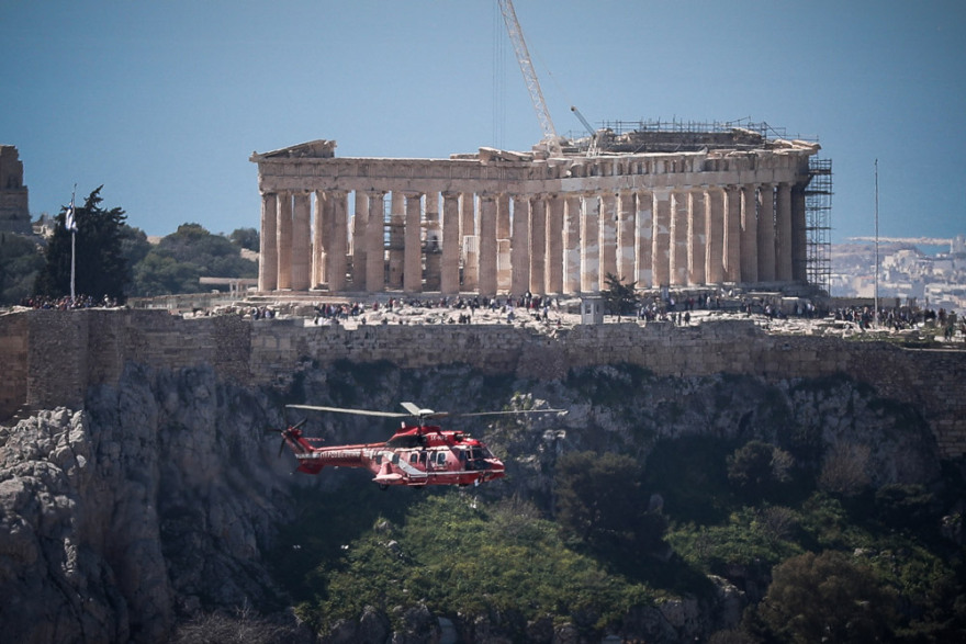 Φωτογραφίες: Μαχητικά αεροσκάφη κάνουν πρόβα τζενεράλε για την παρέλαση της 25ης Μαρτίου στην Αθήνα