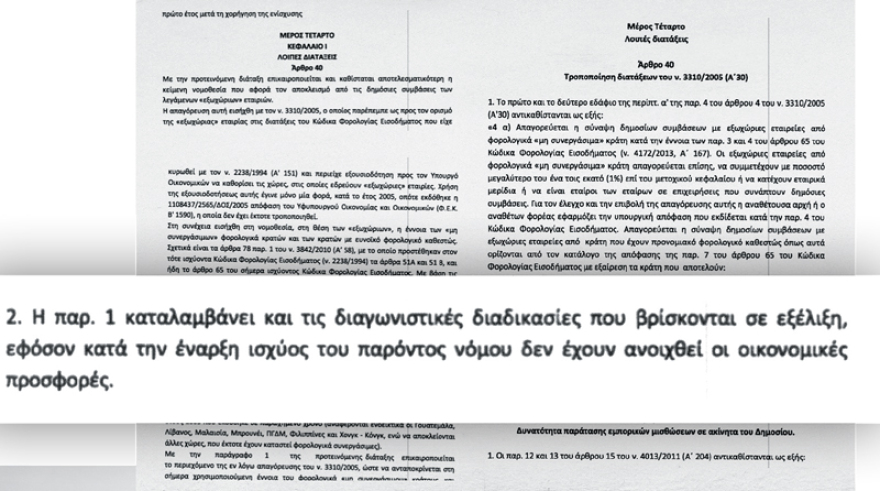 Το Δημόσιο θα υπογράφει συμβάσεις και με Παναμέζικες offshore!