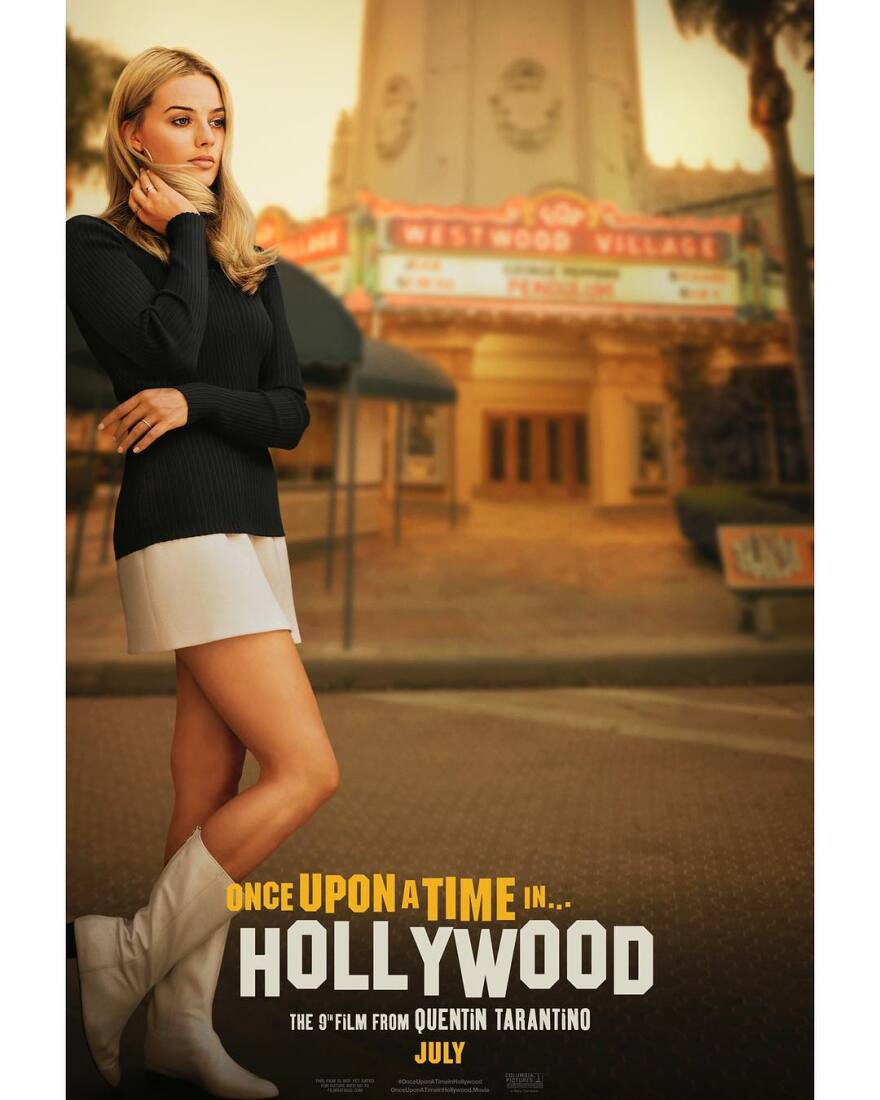 «Once Upon A Time in Hollywood»: Η Μάργκοτ Ρόμπι ως Σάρον Τέιτ στην αφίσα της νέας ταινίας του Ταραντίνο