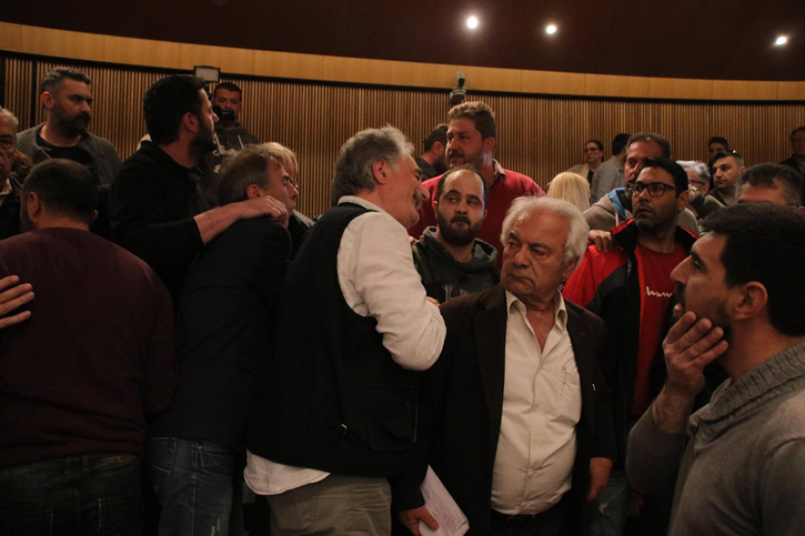 Πιάστηκαν στα χέρια στη ΓΣΕΕ