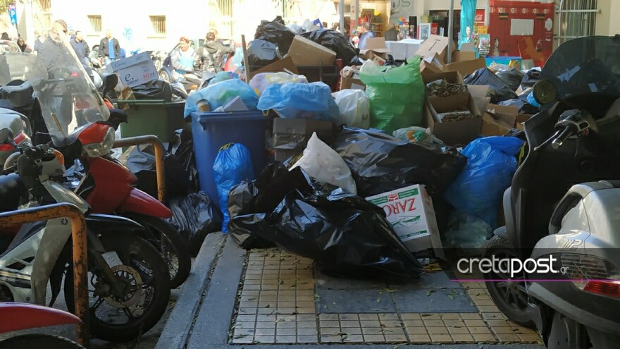 Τα ποντίκια κάνουν… πάρτι στους σωρούς των σκουπιδιών στο Ηράκλειο