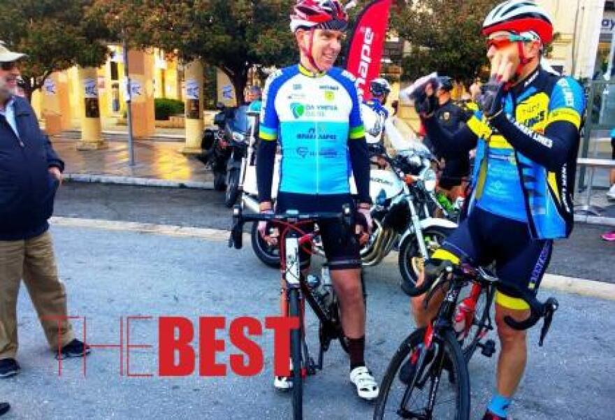 Πάτρα: Ο πρέσβης των ΗΠΑ με το ποδήλατό του στον «Γύρο Θυσίας»