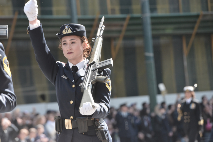 Στρατιωτική παρέλαση με το «Μακεδονία ξακουστή» στην Αθήνα
